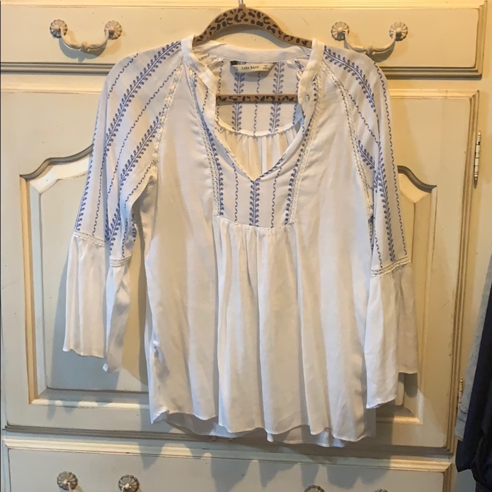 Zara peasant top